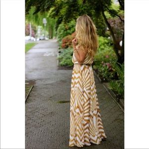 BB Dakota Imelda maxi dress and belt